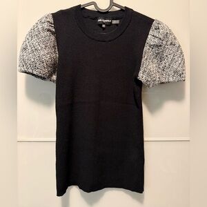 Karl Lagerfeld Puff Sleeve Top